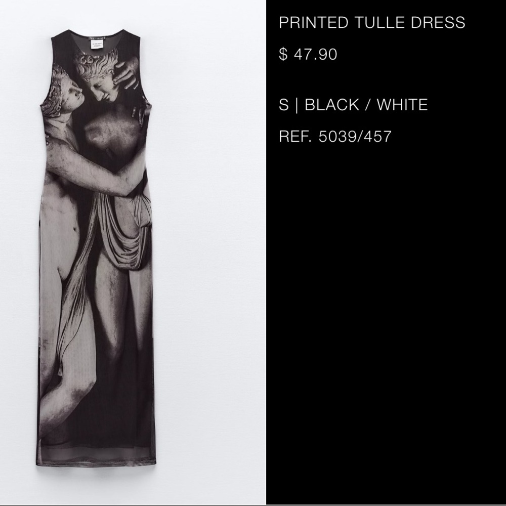 ZARA *rome inspired* DRESS